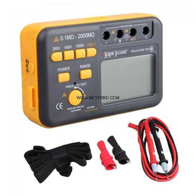 VICTOR 60B+ Digital Insulation Tester Price in Bangladesh