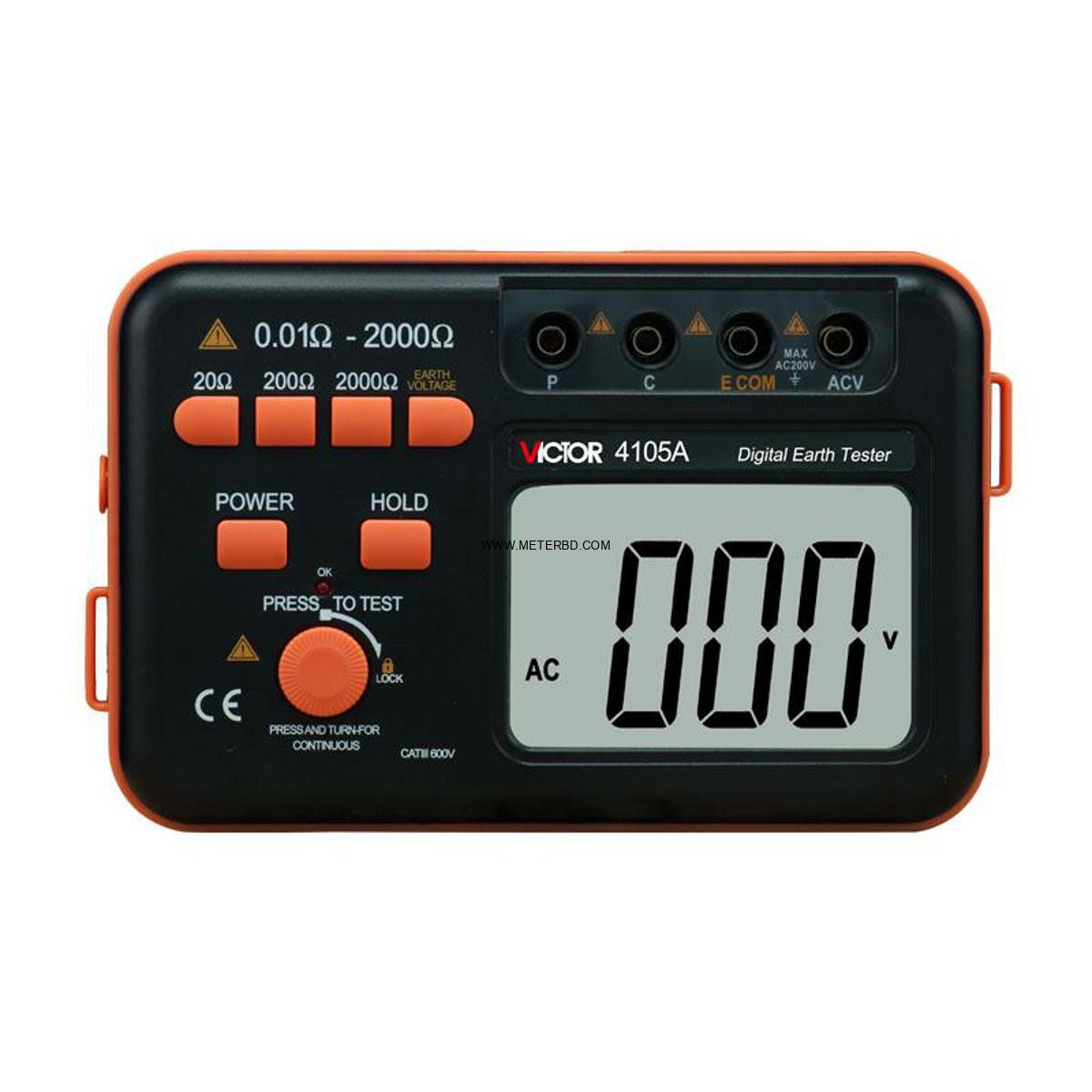 VICTOR 4105A earth resistance tester meters Price in Bangladesh